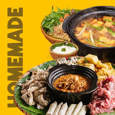 Lẩu riêu cua bắp bò sườn sụn