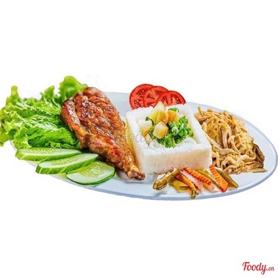 Cơm sườn giò Cali bì