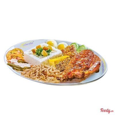 Cơm sườn giò Cali 5 món