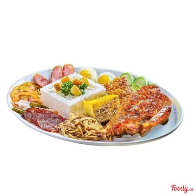 Cơm sườn giò Cali 7 món