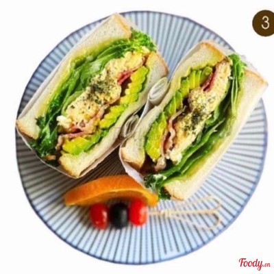 Sandwich/Bacon & scramble egg