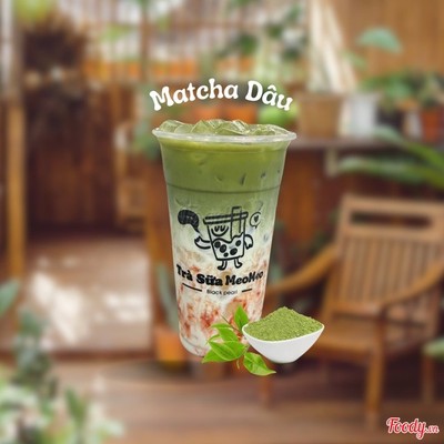 Matcha Latte Dâu (size L - 700ml)
