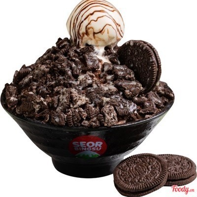 Bingsu kem oreo choco
