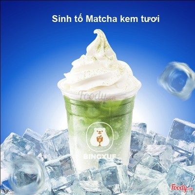 Sinh tố matcha kem tươi (L)