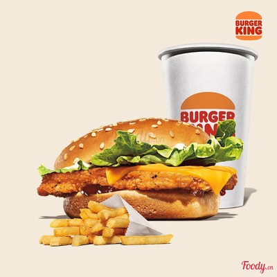 Combo Burger Gà Phô Mai Xốt BBQ