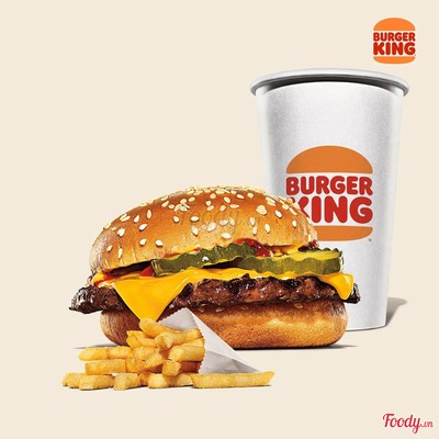 Combo Burger Bò Phô Mai