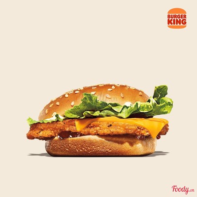 Burger Gà Phô Mai Xốt BBQ