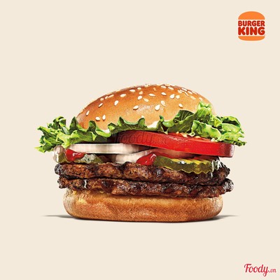 Burger 2 Miếng Bò Nướng Whopper cỡ vừa