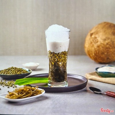 Chè đậu xanh ngọc trai sầu riêng
