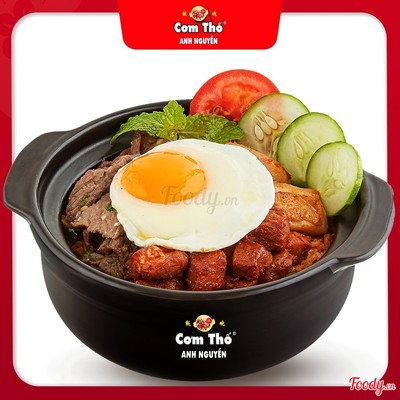 Thố Đặc Biệt Bò + Gà + Xíu + Trứng