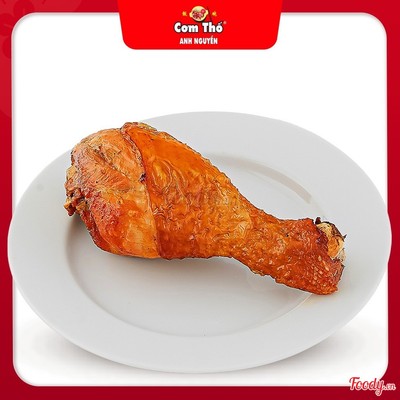 Đùi gà quay sốt thêm