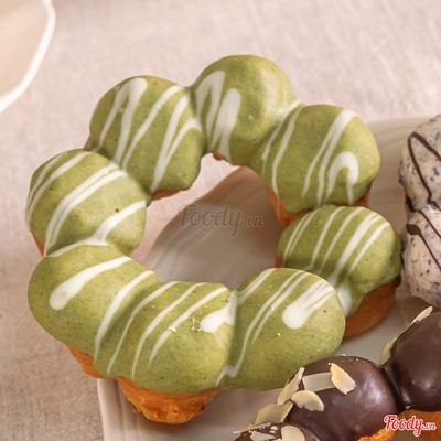 Green Tea Mochi Donut