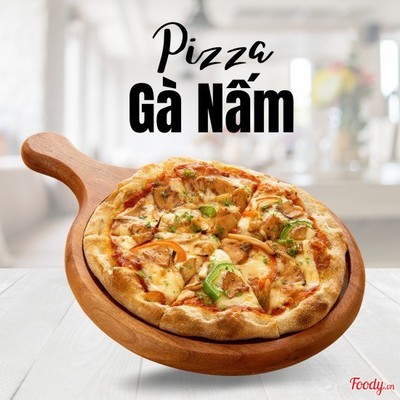 Pizza Gà Nấm BBQ