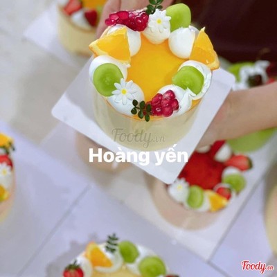 Bánh mousse chanh dây size 14cm  sinh nhật