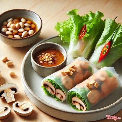 Bò bía chay (6 cuốn)