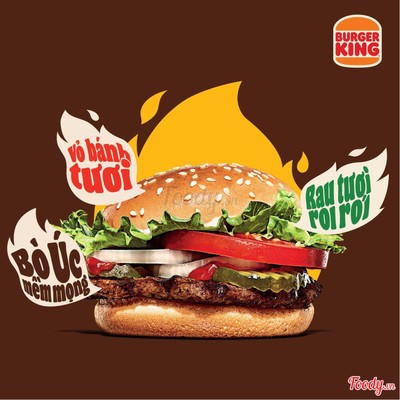 Burger Bò Nướng Whopper Cỡ Vừa