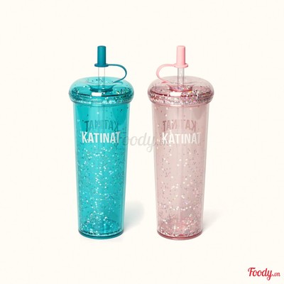 Ly Ngàn Sao Màu Ngẫu Nhiên Hồng/Xanh 2 Lớp – 700ml