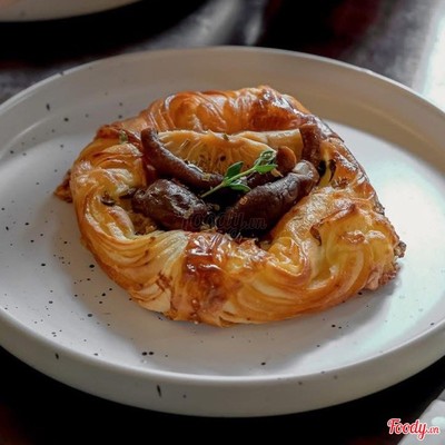 Cheesy Mushroom Danish Pastry
