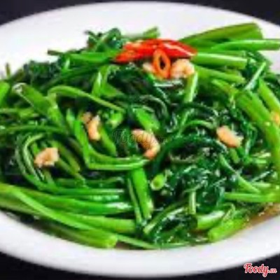 Cải xào tỏi : Rau Muống , cải thìa , cải ngọt (Nhỏ )