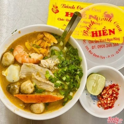 Combo Bánh canh cua thập cẩm lớn + nước yêu thích