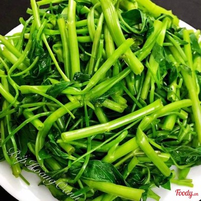 Rau muống luộc