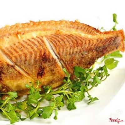 Cá Điêu Hồng chiên (đuôi) xoài bằm