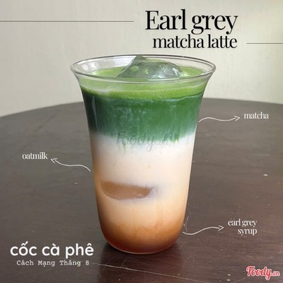 Earl grey matcha latte