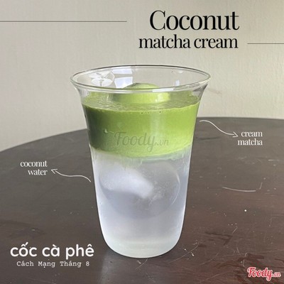 Matcha kem dừa tươi