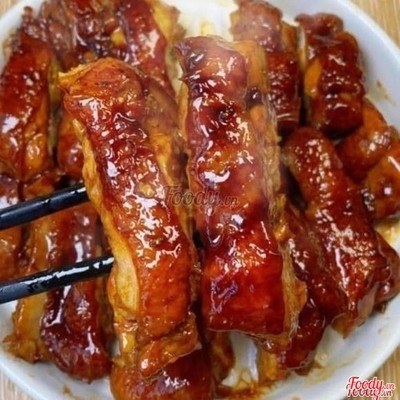 Cơm Gà Sốt BBQ