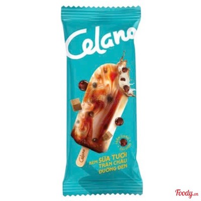 Kem sữa tươi trân châu đường đen Celano 65g