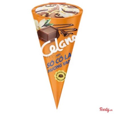 Kem ốc quế Celano socola vani 66g
