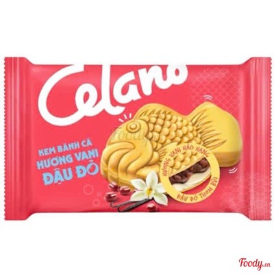 Kem bánh cá vani đậu đỏ Celano 100ML