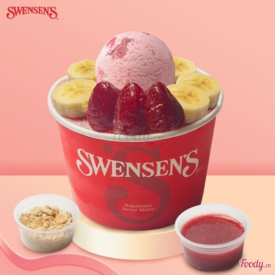 Bingsu Deli Kem Dâu Tươi & Chuối (01 Viên Kem Bên Trong)
