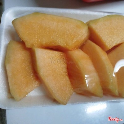 Dưa lưới cắt miếng