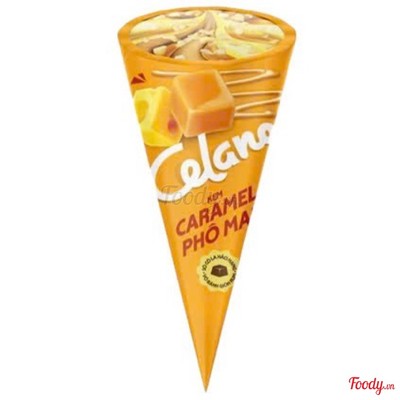 Kem ốc quế Celano caramen phô mai 66g