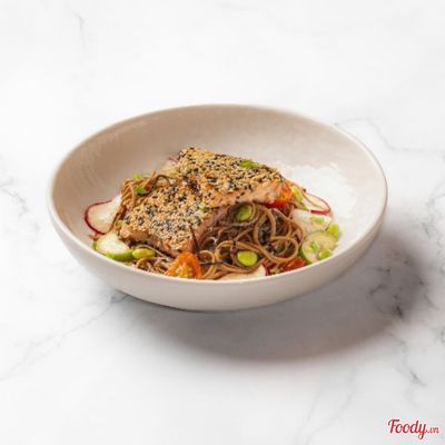 Salmon Soba Bowl