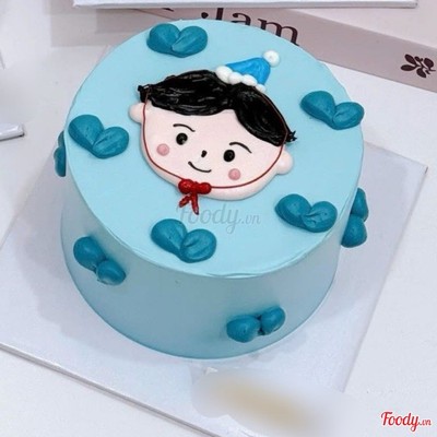 Bánh Kem Vẽ Bé Trai Dễ Thương sz12