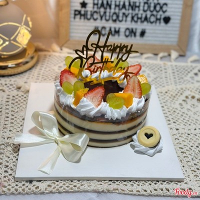 Rau câu  cafe  phô mai 13cm sinh nhật