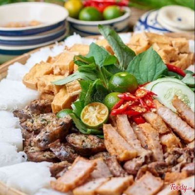 Bún ,đậu ,dồi sụn