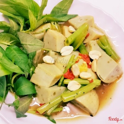 Hột gà nướng xào me -2 trứng