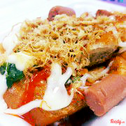 Bánh mì nướng muối ớt đầy đủ