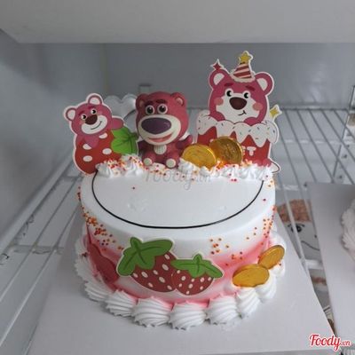 Bánh kem Gấu Dâu
