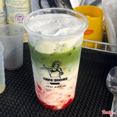 Matcha Latte Dâu