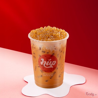 Trà Sữa Thái Đỏ Trân Châu Hoàng Kim - Ly 1 Lít