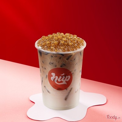 Cà Phê Sữa Tươi SIÊU Trân Châu Hoàng Kim - Ly 1 Lít