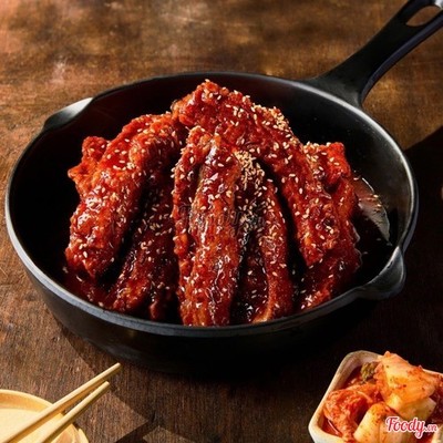 Sườn rán xốt cay cỡ L/ Spicy rib size L