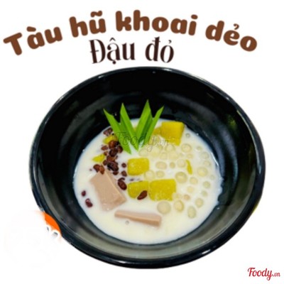 Tàu hủ khoai dẻo-đậu đỏ