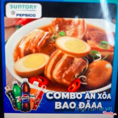 Combo cơm thịt kho tàu+ 7Up