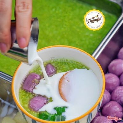 Chè Cốm Khoai Môn Bánh Flan