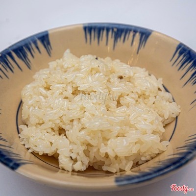 Xôi trắng chay ( kèm vừng lạc )